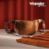 imageWrangler Large Fanny Packs for Women Waist Bag Travel Belt Bags Crossbody Sling PurseADark Brown