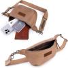 imageWrangler Large Fanny Packs for Women Waist Bag Travel Belt Bags Crossbody Sling PurseAKhaki