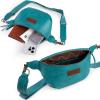 imageWrangler Large Fanny Packs for Women Waist Bag Travel Belt Bags Crossbody Sling PurseATorquise