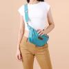 imageWrangler Large Fanny Packs for Women Waist Bag Travel Belt Bags Crossbody Sling PurseATorquise