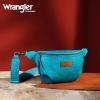 imageWrangler Large Fanny Packs for Women Waist Bag Travel Belt Bags Crossbody Sling PurseATorquise