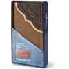 imageWrangler Mens Bifold Wallet with Contrast Corner Patch Genuine Leather Gift for HimBrown Vertical