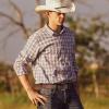 imageWrangler Mens Full Grain Genuine Leather 35mm Thick Casual Belt for Jeans Pants35mm Light Brown