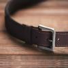 imageWrangler Mens Leather Belt Country Casual Every Day Belt for JeansBrown