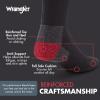 imageWrangler Mens Midweight Outdoor Work Socks Cushioned Arch Support Size 612 Recycled Cotton 3PackBlack RedGrey