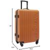 imageWrangler Quest Luggage Set Olive Green 3 Piece Set 30quot26quot22quotMaple Autumn