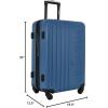 imageWrangler Quest Luggage Set Olive Green 3 Piece Set 30quot26quot22quotVallarta Blue