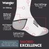 imageWrangler Ryder Western Cowboy Boot Socks for Men  Over Calf Cushioned Sole MoistureWicking Durable DesignWhite