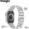 imageWrangler Silver Link Metal Band for Apple Watch Western Style Fits all Apple Watch Series and SizesDesert Jewel