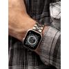 imageWrangler Silver Link Metal Band for Apple Watch Western Style Fits all Apple Watch Series and SizesFrontier Links