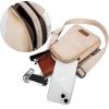 imageWrangler Small Crossbody Sling Bags for Women Fanny Packs Chest Bag for Travel GiftClassicbeige Distressed