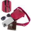 imageWrangler Small Crossbody Sling Bags for Women Fanny Packs Chest Bag for Travel GiftClassichot Pink