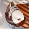 imageWrangler Small Crossbody Sling Bags for Women Fanny Packs Chest Bag for Travel GiftExplorerbeige Brown