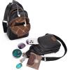 imageWrangler Small Crossbody Sling Bags for Women Fanny Packs Chest Bag for Travel GiftExplorerblack