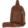 imageWrangler Small Crossbody Sling Bags for Women Fanny Packs Chest Bag for Travel GiftUrbanbrown