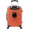 imageWrangler Smart Luggage Set with Cup Holder and USB Port Navy Blue 2 PieceBurnt Orange