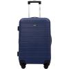 imageWrangler Smart Luggage Set with Cup Holder and USB Port Navy Blue 2 PieceNavy Blue