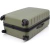imageWrangler Smart Luggage Set with Cup Holder and USB Port Navy Blue 2 PieceOlive Green
