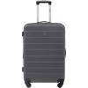 imageWrangler Smart Luggage Set with Cup Holder and USB Port Navy Blue 2 PieceQuiet Shade