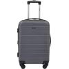 imageWrangler Smart Luggage Set with Cup Holder and USB Port Navy Blue 2 PieceQuiet Shade