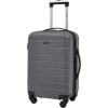 imageWrangler Smart Luggage Set with Cup Holder and USB Port Navy Blue 2 PieceQuiet Shade