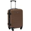 imageWrangler Smart Luggage Set with Cup Holder and USB Port Navy Blue 2 PieceToffee