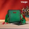 imageWrangler Tote Shoulder Purse for Women Western Solid Vintage Satchel Crossbody BagCjungle Green