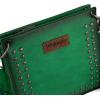 imageWrangler Tote Shoulder Purse for Women Western Solid Vintage Satchel Crossbody BagCjungle Green