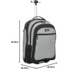imageWrangler Travel Duffel or Backpack Dobson Set Charcoal 19quot Rolling BackpackCharcoal