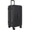 imageWrangler Trunk Spinner Suitcase Set Poseidon Blue 2 Luggage ampamp 2 Packing CubesBlack