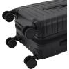 imageWrangler Trunk Spinner Suitcase Set Poseidon Blue 2 Luggage ampamp 2 Packing CubesBlack