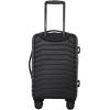 imageWrangler Trunk Spinner Suitcase Set Poseidon Blue 2 Luggage ampamp 2 Packing CubesBlack