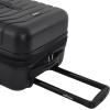 imageWrangler Trunk Spinner Suitcase Set Poseidon Blue 2 Luggage ampamp 2 Packing CubesBlack