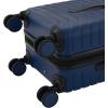 imageWrangler Trunk Spinner Suitcase Set Poseidon Blue 2 Luggage ampamp 2 Packing CubesPoseidon Blue