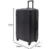 imageWrangler Venture Luggage and Travel Set Black 7Piece SetBlack