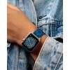imageWrangler quotAztec Trailquot Silicone Band for Apple Watch Western Aztec Pattern Fits all Apple Watch Series and SizesBlue