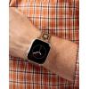 imageWrangler quotAztec Trailquot Silicone Band for Apple Watch Western Aztec Pattern Fits all Apple Watch Series and SizesBrown