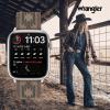 imageWrangler quotAztec Trailquot Silicone Band for Apple Watch Western Aztec Pattern Fits all Apple Watch Series and SizesBrown