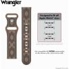imageWrangler quotAztec Trailquot Silicone Band for Apple Watch Western Aztec Pattern Fits all Apple Watch Series and SizesBrown