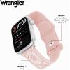imageWrangler quotAztec Trailquot Silicone Band for Apple Watch Western Aztec Pattern Fits all Apple Watch Series and SizesLight Pink