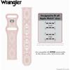 imageWrangler quotAztec Trailquot Silicone Band for Apple Watch Western Aztec Pattern Fits all Apple Watch Series and SizesLight Pink