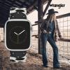 imageWrangler quotRanch Riderquot Calf Hair Studded Band for Apple Watch Western Leather Fits all Apple Watch Series and SizesBlack  White