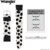 imageWrangler quotRanch Riderquot Calf Hair Studded Band for Apple Watch Western Leather Fits all Apple Watch Series and SizesBlack  White