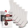 imageWrangler  Mens Socks  Cushion Work Crew Socks Size 612White