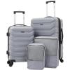 imageWrangler 5 Piece Luggage ampamp Travel Accessories Set BlueShark