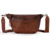 imageWrangler Large Fanny Packs for Women Waist Bag Travel Belt Bags Crossbody Sling PurseBDistressed Brown