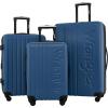 imageWrangler Quest Luggage Set Olive Green 3 Piece Set 30quot26quot22quotVallarta Blue