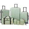 imageWrangler Venture Luggage and Travel Set Black 7Piece SetLaurel