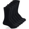 imageWrangler Womens Assorted Pattern Microfiber Dress Crew SocksBlack