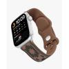imageWrangler quotAztec Trailquot Silicone Band for Apple Watch Western Aztec Pattern Fits all Apple Watch Series and SizesBrown